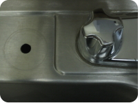 Example of installation of hole cover